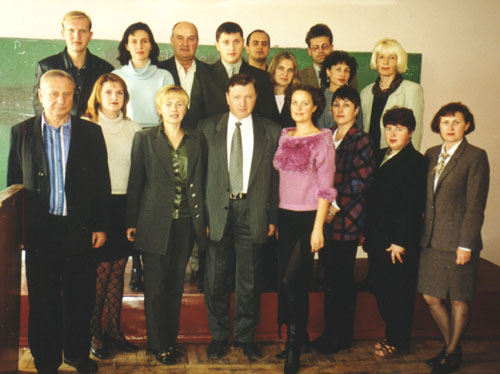 Сучасний склад кафедри ЕПОВ (18 вересня 2001 р.)
